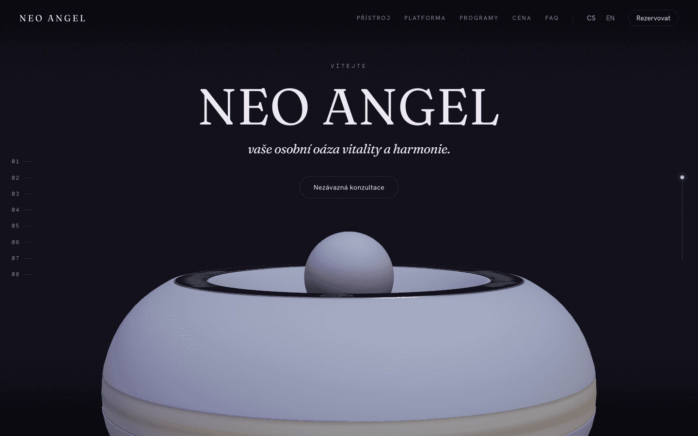 Náhled webu Neo Angel